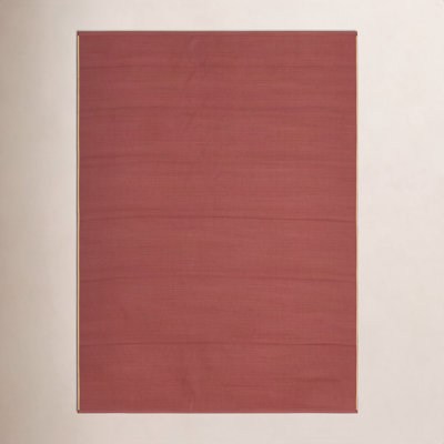 Castanon Modern Solid, Red/Tan