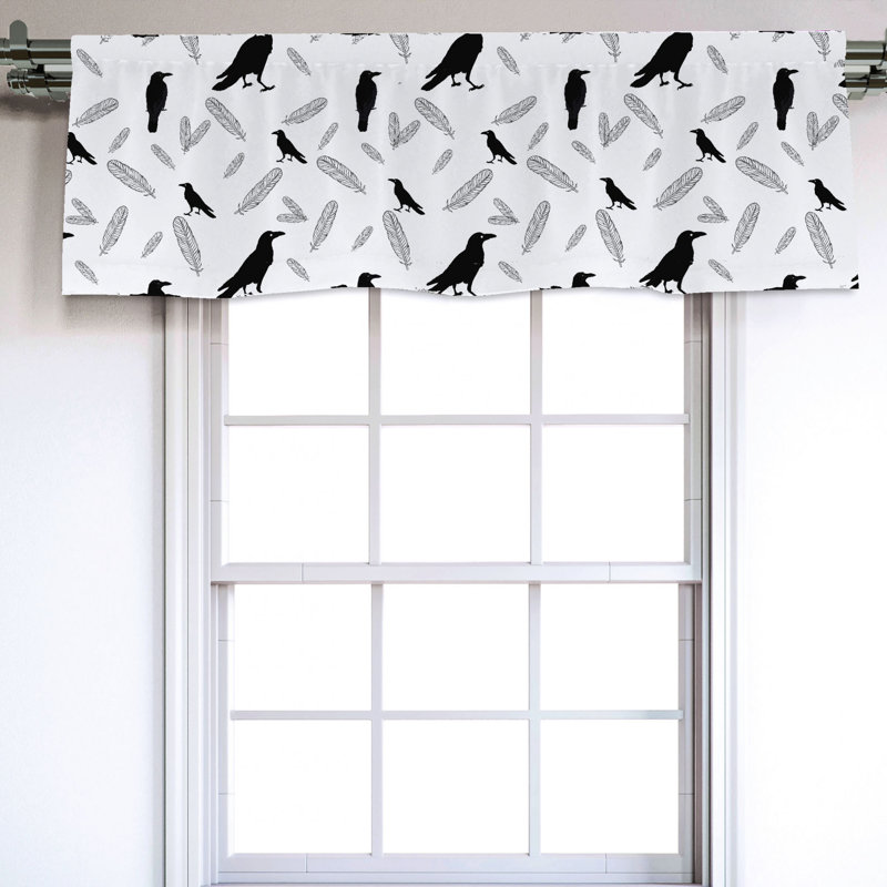Sateen Ruffled Window Valance