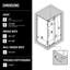 Winslow 46.5 in. W x 74 in. H Frameless Sliding Rectangle Shower Enclosure-2059494550