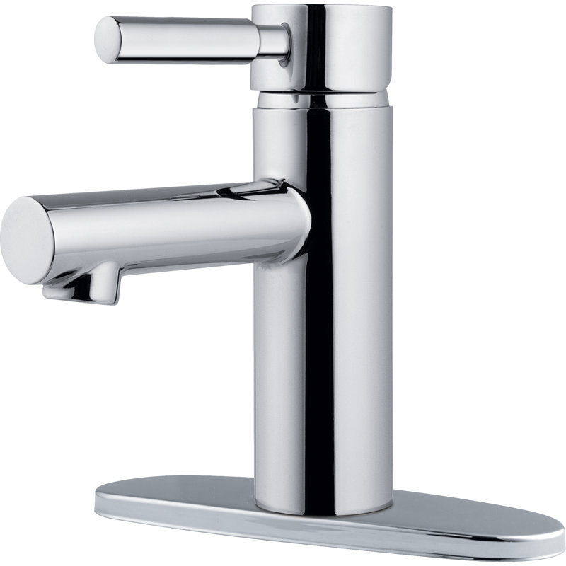 Struct Single Hole Bathroom Faucet with Drain Assembly, null