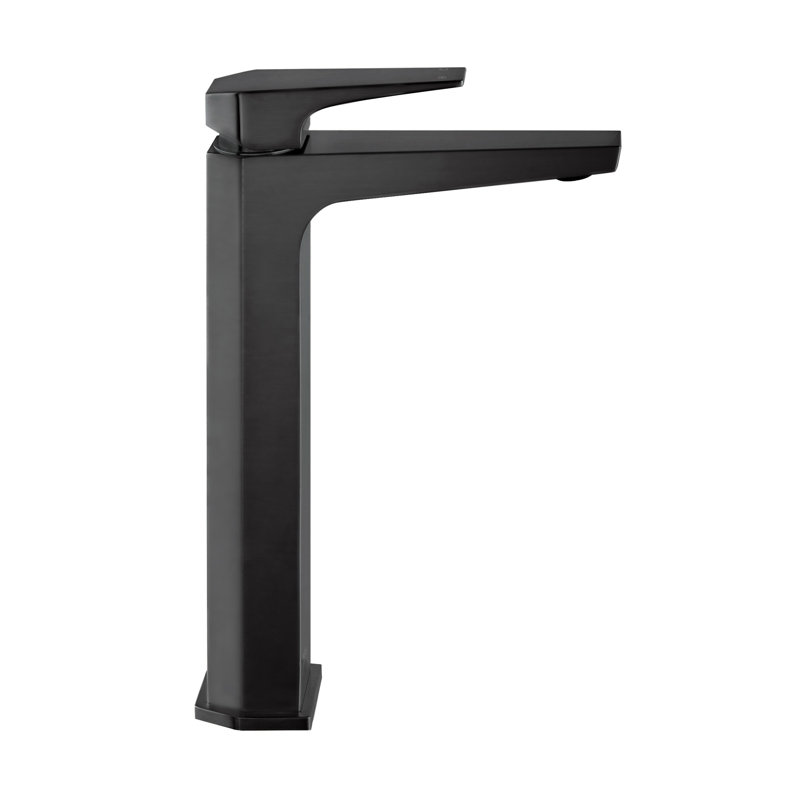 Voltaire Single Hole, Single-Handle, High Arc Bathroom Faucet, Matte Black