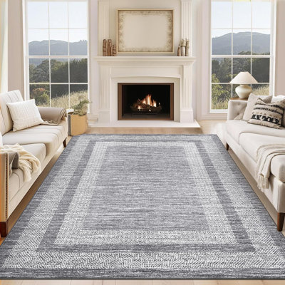 Rectangle Abstract Area Rug