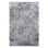 Tapis 5 x 7 gris / bleu / traditionnel non délesté pour le salon, la salle à manger et le bureau