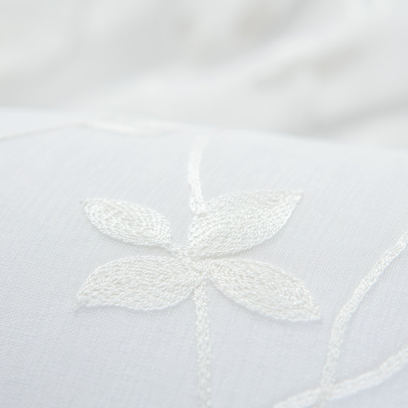 Rideau diaphane avec passe-tringle Aliaa, Blanc, l 52" x L 84"