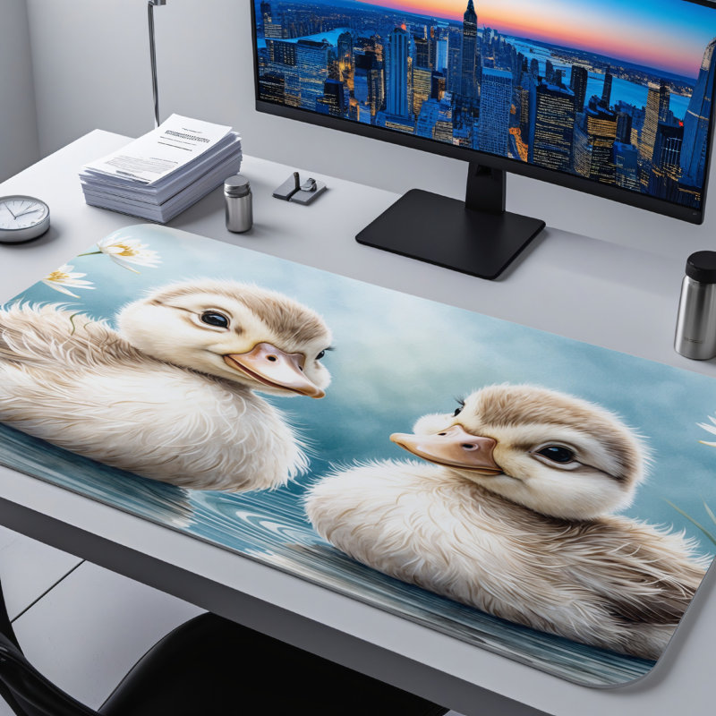 Polyester Desk Pad, 14.4x12.1