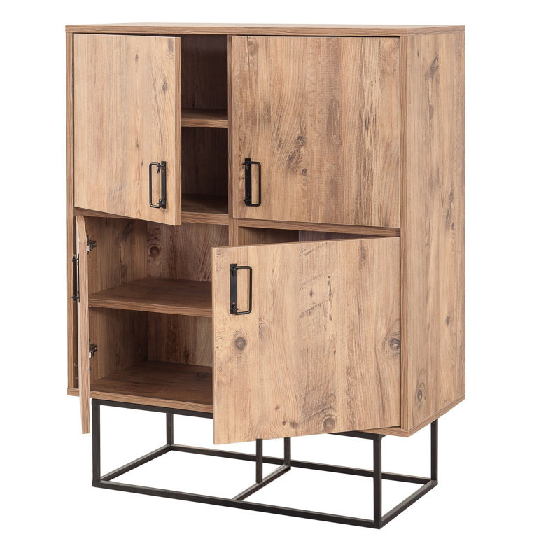 Commode d'appoint et armoire avec 4 armoires