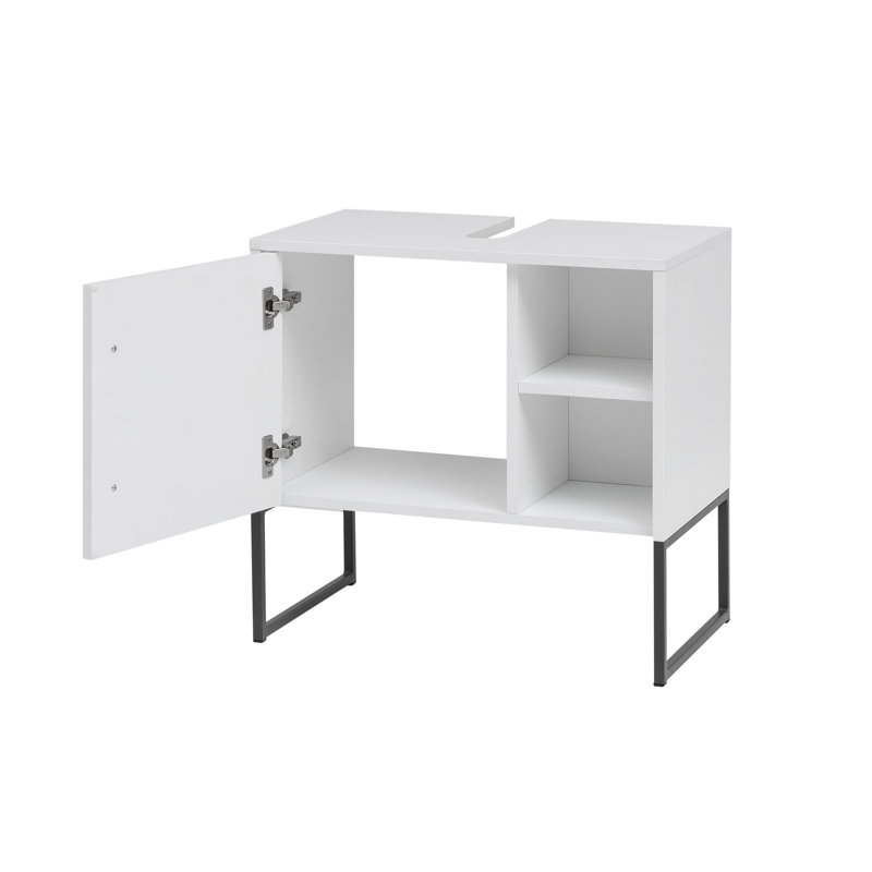 Limone 60.4cm Single Bathroom Vanity Base Only, White