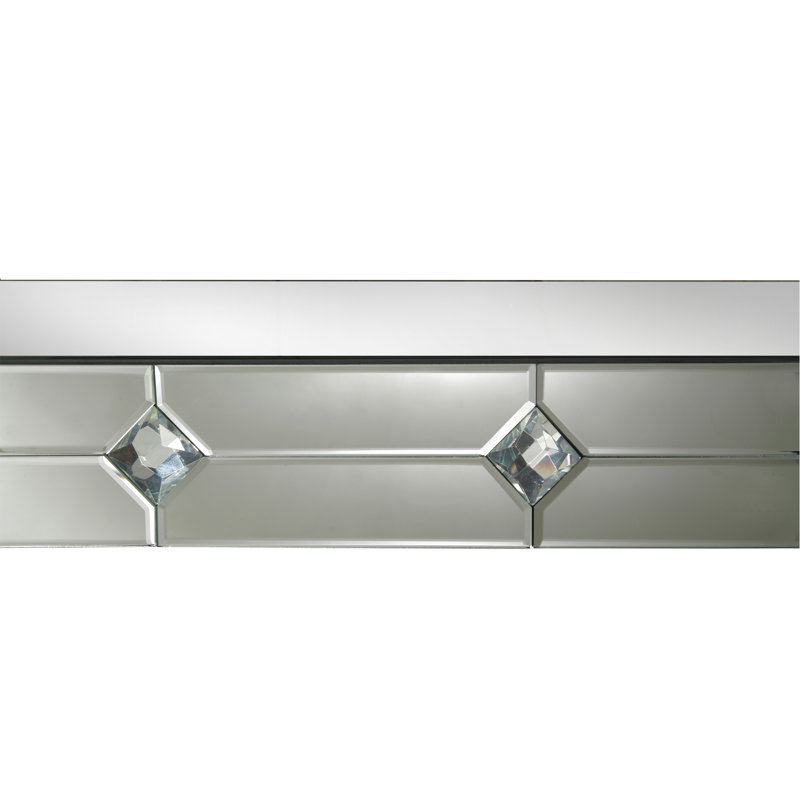 Console miroir et faux strass (assemblée)
