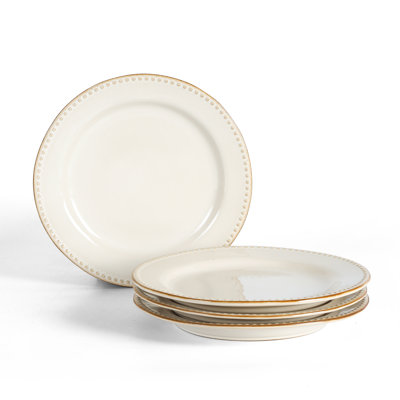 Ensemble de 4 assiettes en grès Stone Lain Comet