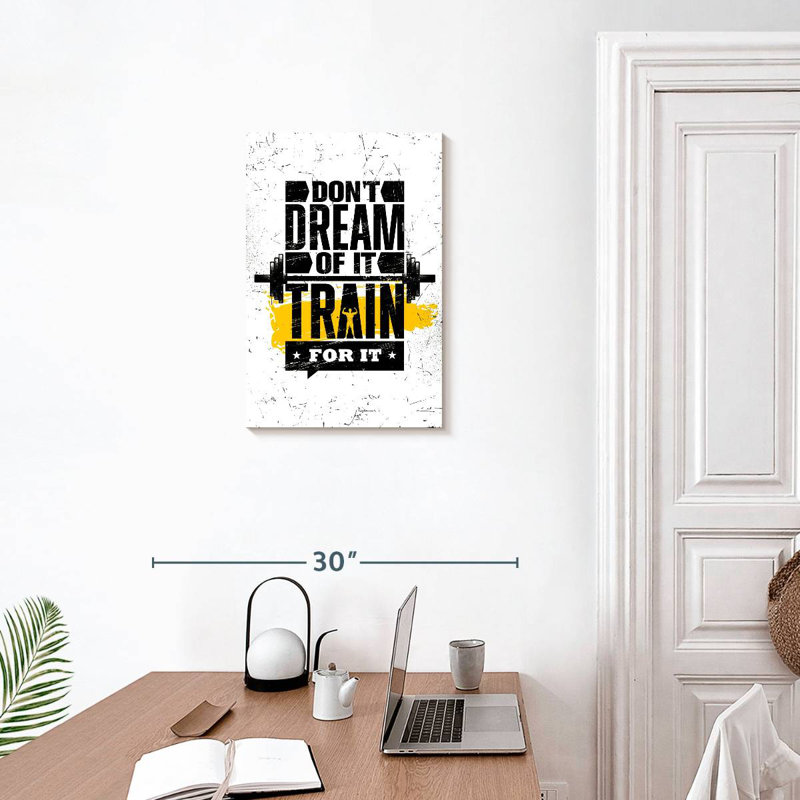 Kema Gym Motivational, 24" H x 16" W