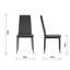 Etzel Set of 4 Modern Faux Leather Armless High Back Dining Chairs-104449814-60418012
