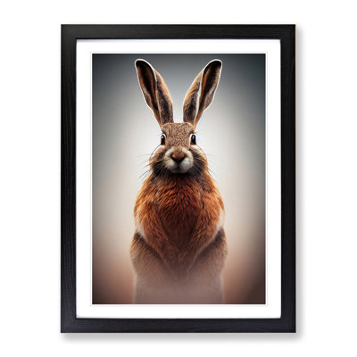 Marvellous Hare - Framed Print