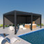 Pergola à auvent motorisée en aluminium-90630500-90630498
