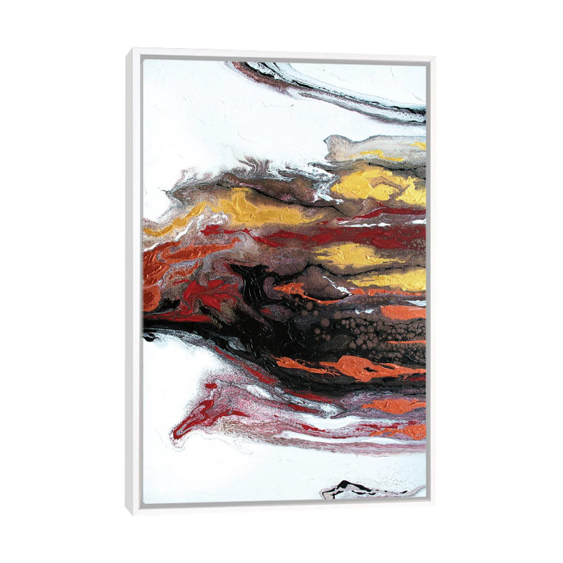 «Jupiter» par Spell rebond Fine Art - reproduction d'art, H 26 po x l 18 po x 1,5 po, Toile blanche encadrée, Pas de tapis