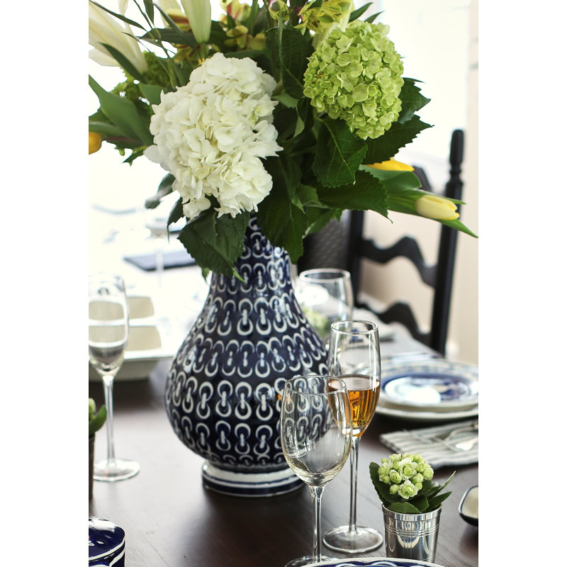 Vase Luxe Cobalt Infinity