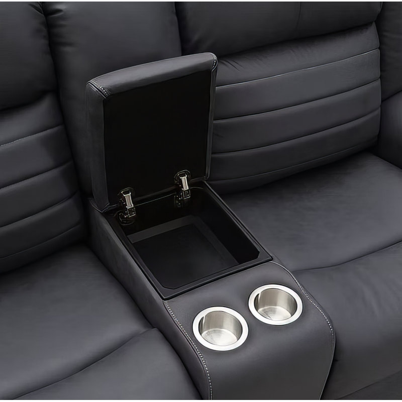 Max 3 Piece Grey Reclining Set