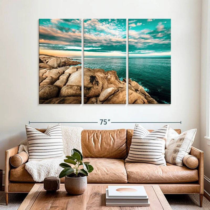 Gillard Dramatic Seascape, 42" H x 65" W