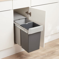 Wesco Shorty Pull-Out 30L 2-Compartment Recycler