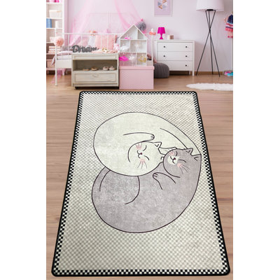 Cristy Machine Woven Grey/Beige Rug