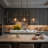 Jonesboro 3-Light 34.5'' W Linear Glam Bubble Kitchen Island Pendant UL Certified