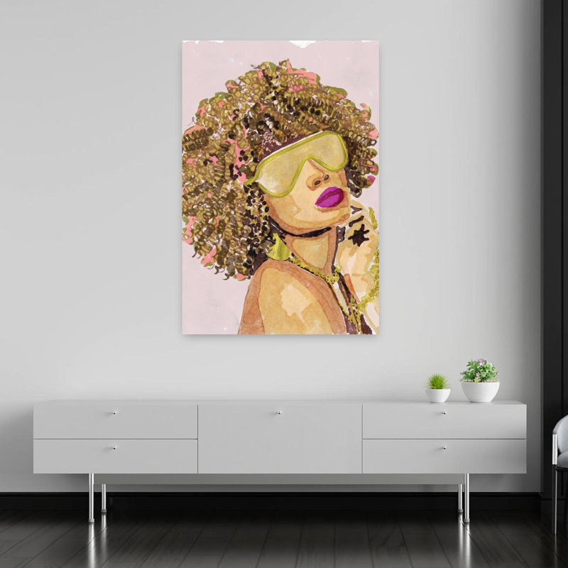 Fashion Icon 1 Piece Wrapped Canvas Wall Art, 152.4cm H x 101.6cm W
