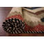 Tapis en laine à chevrons kilim 5 x 9