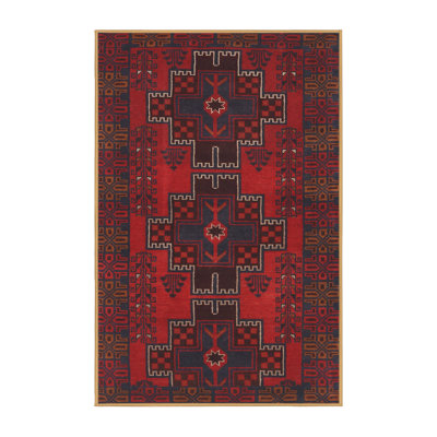Tapis traditionnel mehroon/noir/crème