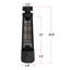 1200W Portable Electric Standing Patio Heater, IP55 Waterproof,Touch Switch
