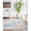 Tapis oriental bleu / blanc cassé Nicolai-2092353242
