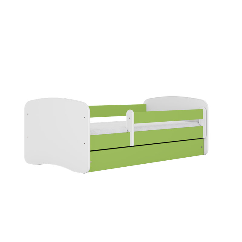 Cicero Standard Panel with Storage Included, Toddler (70 x 140cm), Lime Green