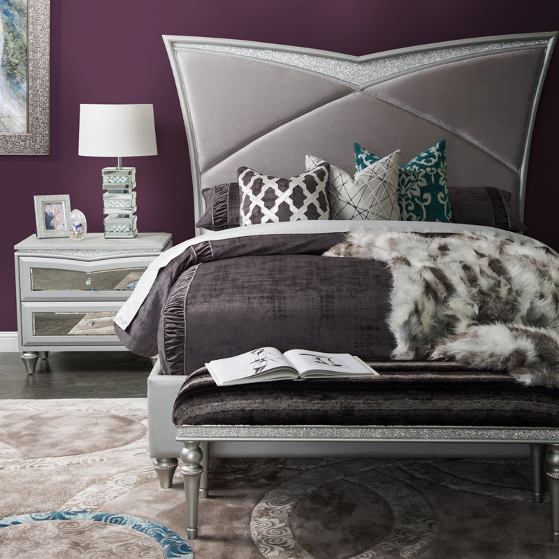 Melrose Plaza Upholstered Bed, King