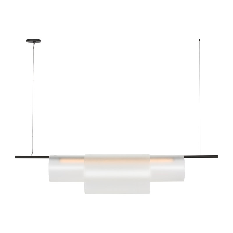 Trace 1 - Light LED Pendant, White/Black