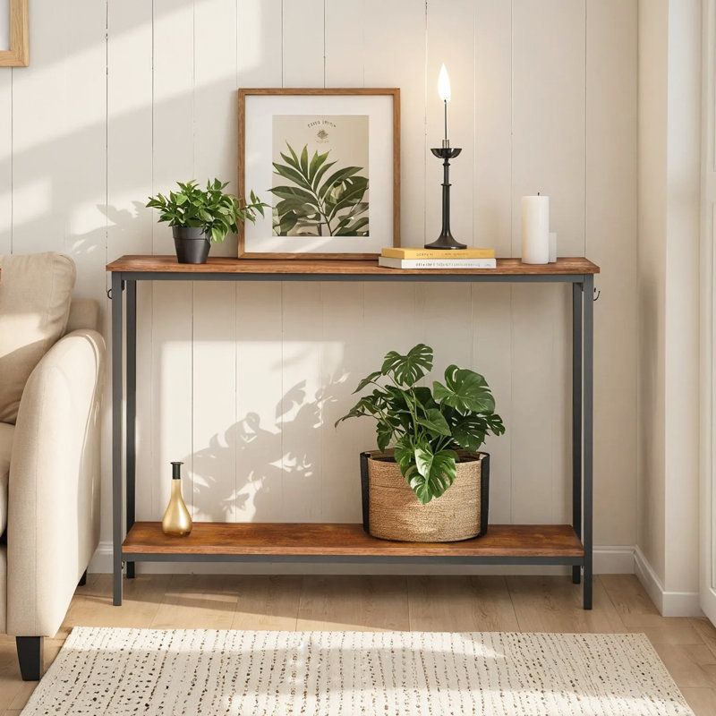 43.3" Console Table With Hooks