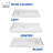 32x60 Inch Rectangle White Acrylic Shower Base with Drain Left Non Slip Watertight Shower Tray for Bathroom Use-130072415