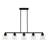 Ashanni 5 - Light Steel Dimmable Kitchen Island Square / Rectangle Chandelier-1843762625