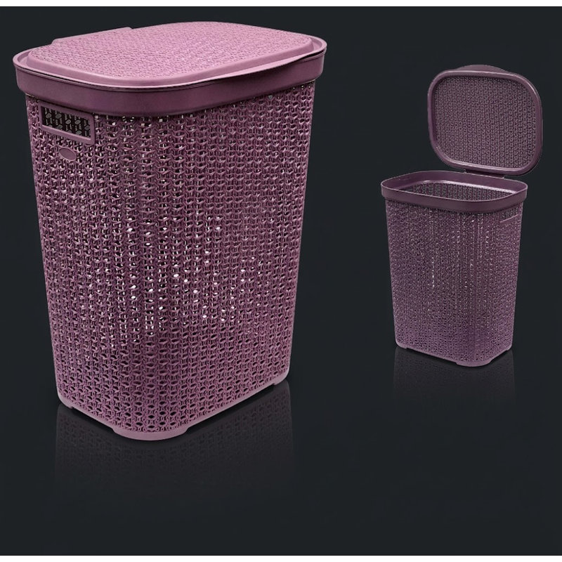 Laundry Hamper 55 Lt Pur, Purple