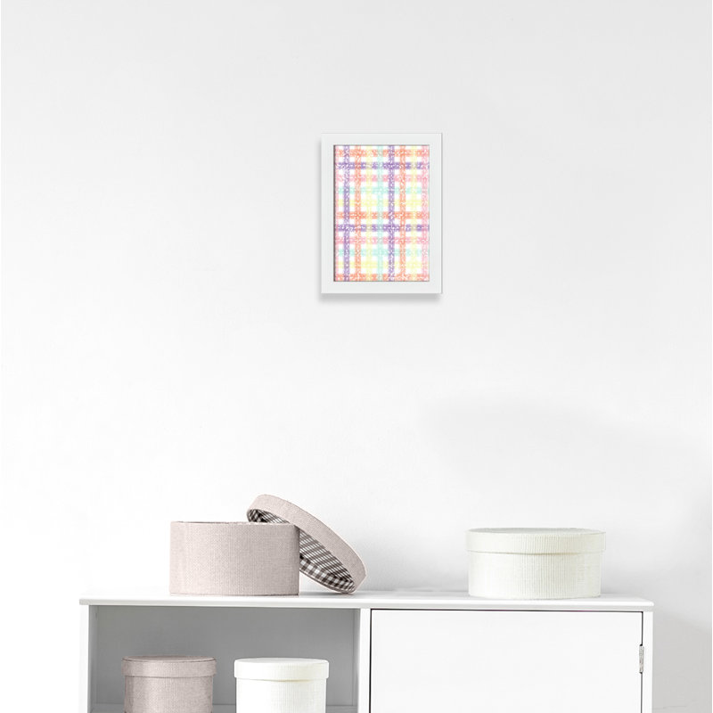 Adhésif décoratif à carreaux uniques, H 16 po x l 12 po x P 0,625 po, Encadré plat blanc