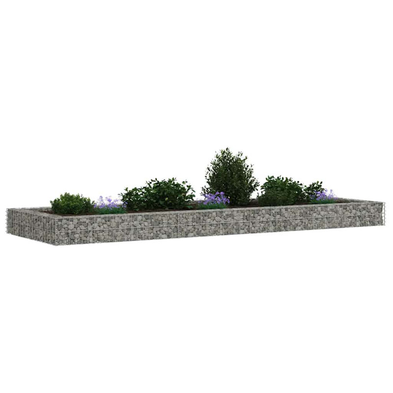 Grand pot de jardin Gabion, H 118,1 po x l 39,4 po x P 7,9 po