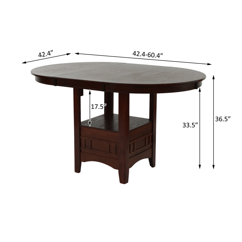 Table ronde avec rangement Efrata