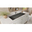 Lavabo de salle de bain encastrable en résine 39,4 po x 16,7 po Badeloft UB-05-XL-MBLK-138193098