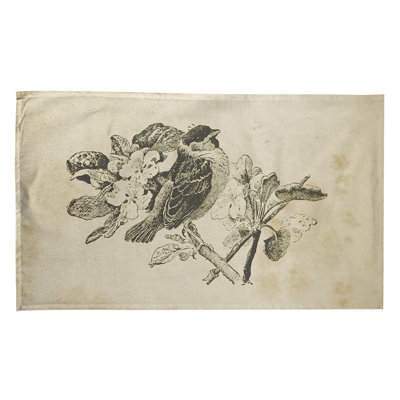 Serviette de thé oiseau