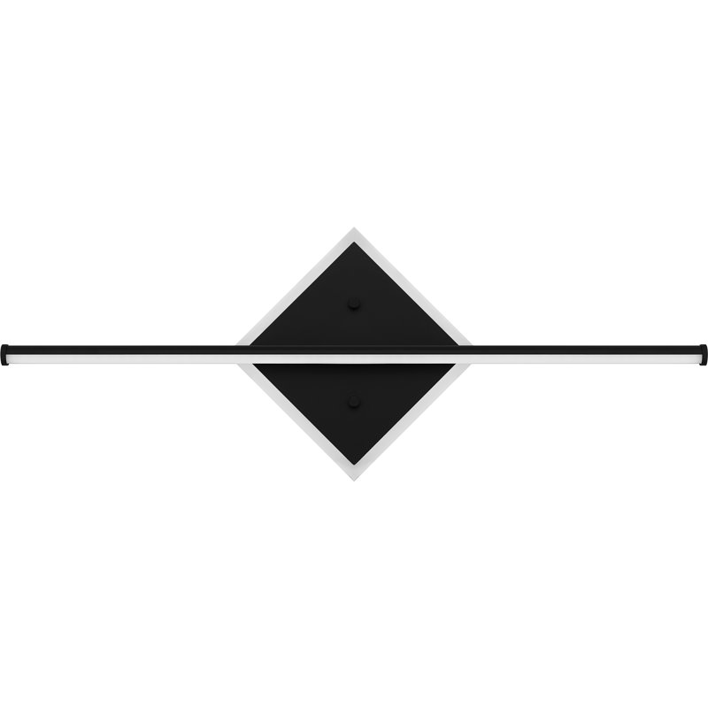 Binali Dimmable LED Bath Bar, Black/Beige