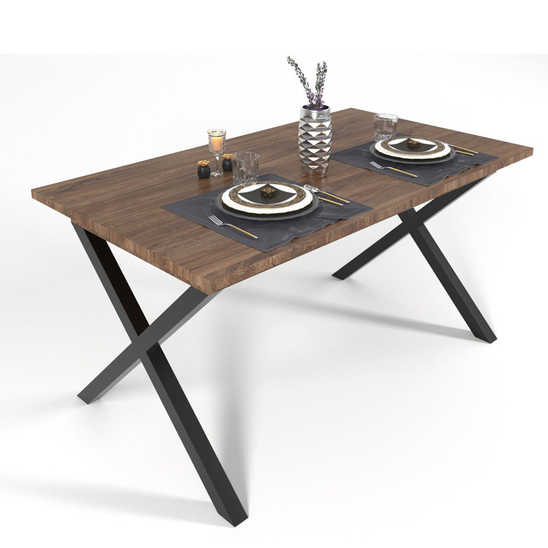 Tirrell Rectangular Restaurant Table, Stirling Oak, 76cm H x 198cm L x 85cm W