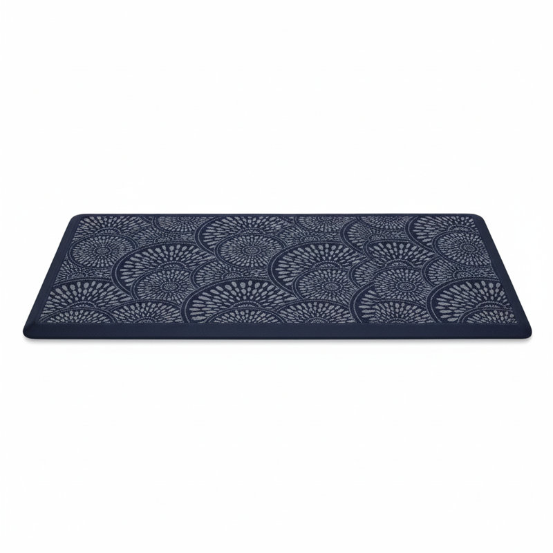 Tapis de cuisine en mousse Comfort, 39" x 17.3", Bleu