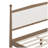 Solid Pine Wood Platform Bed with Upholstered Headboard-109589591-109589594