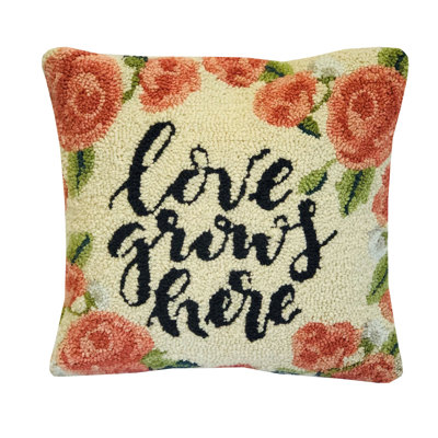 Coussin Love Grows Here