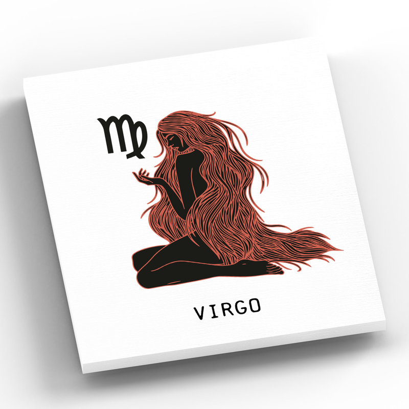 Kana Zodiac Virgo - Print on Wood