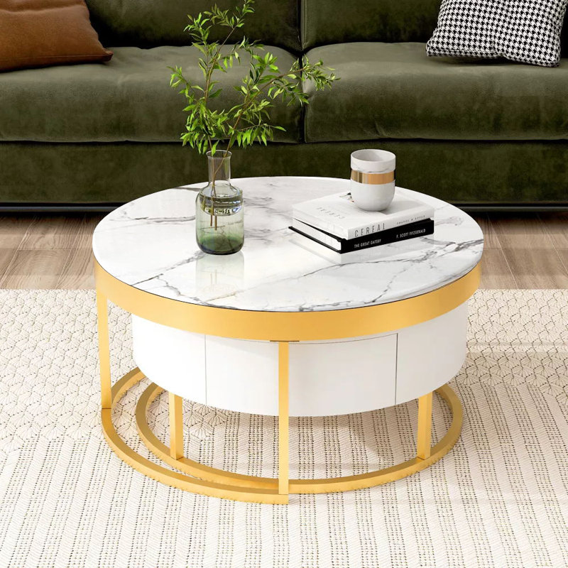 Kreig Nesting Coffee Table, White