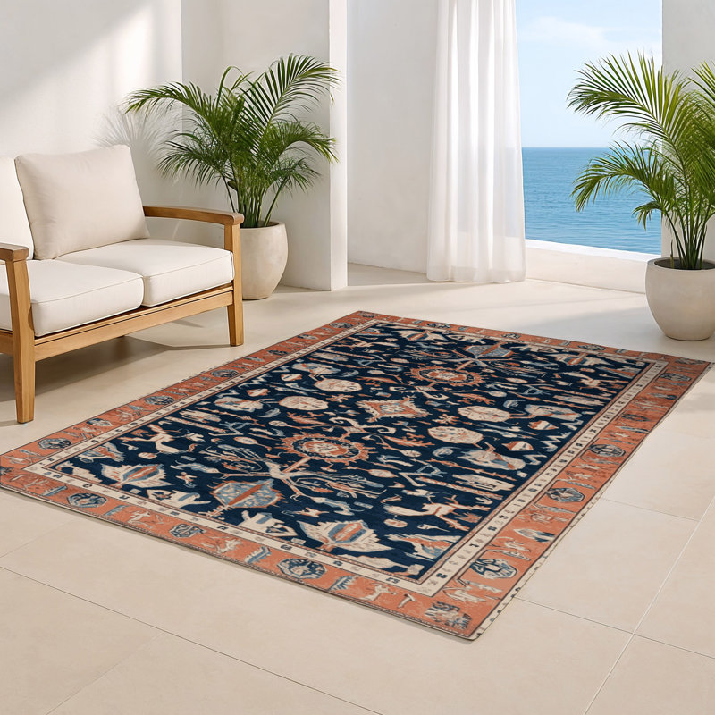 Tapis turc intérieur et extérieur brun, Rectangulaire 2 pi x 3 pi