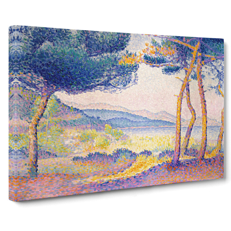 Landscape Vol.2 by Henri-Edmond Cross - Wrapped Canvas Painting, 50cm H x 76cm W x 3cm D